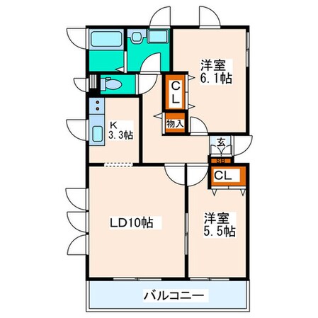 ハイデルベルグの物件間取画像